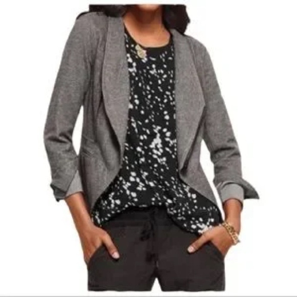 CAbi Cosmos Night Sky Black and White Top Blouse
